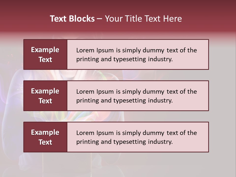 Happiness Hand New PowerPoint Template