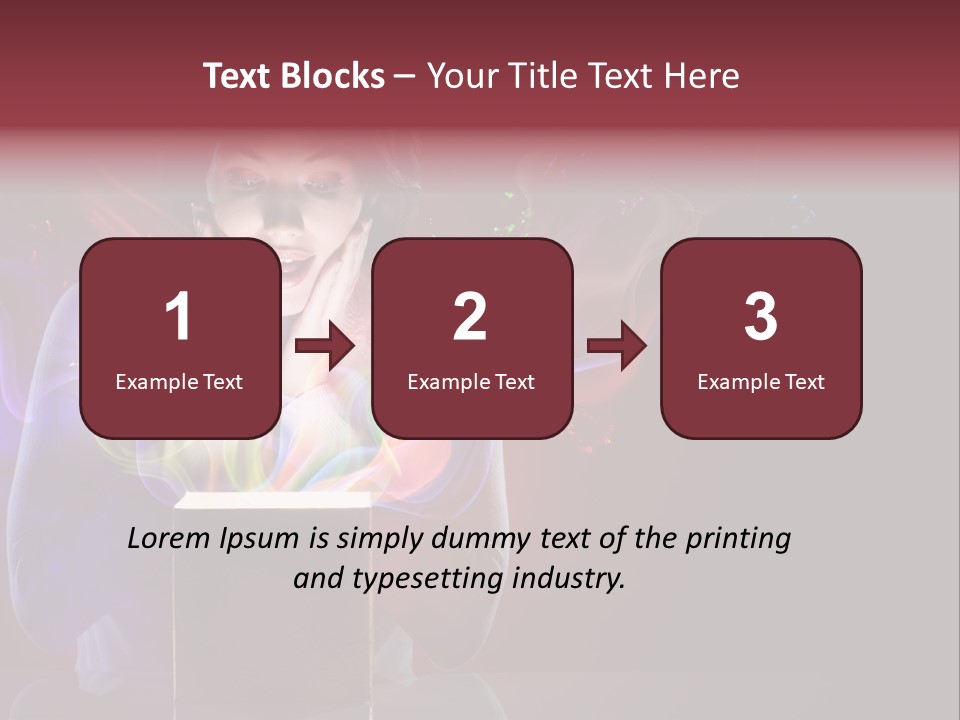 Happiness Hand New PowerPoint Template