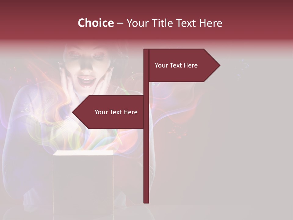 Happiness Hand New PowerPoint Template