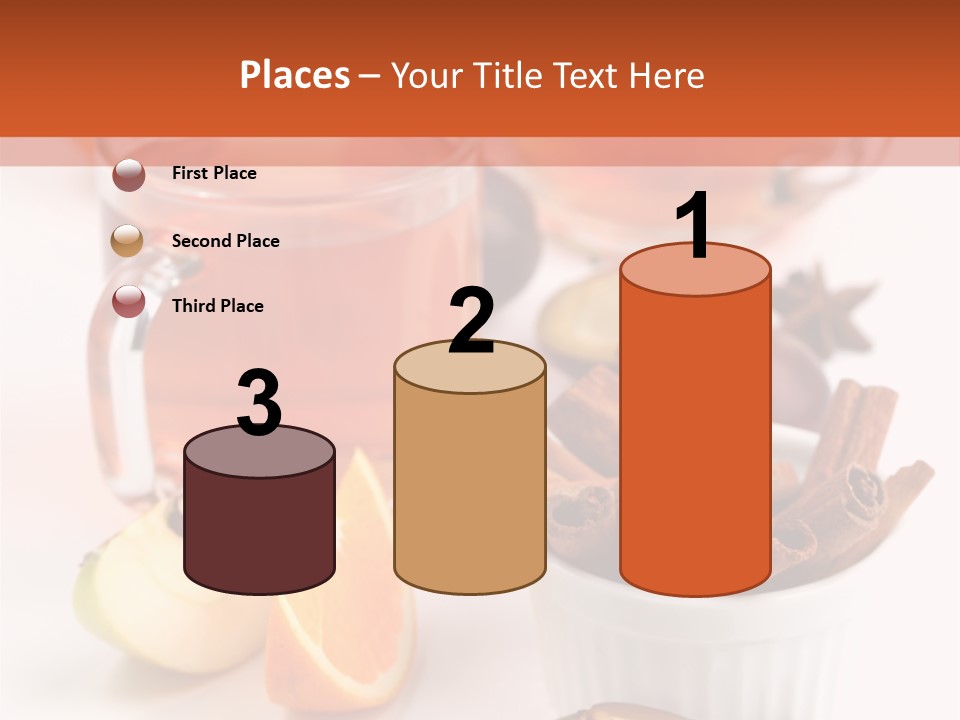 Plum Orange Tea PowerPoint Template