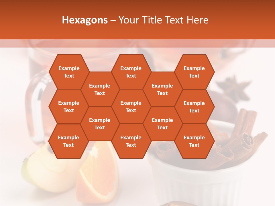 Plum Orange Tea PowerPoint Template