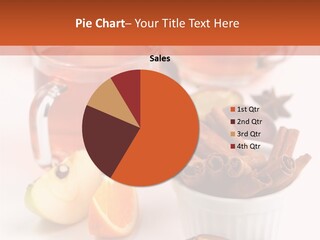 Plum Orange Tea PowerPoint Template