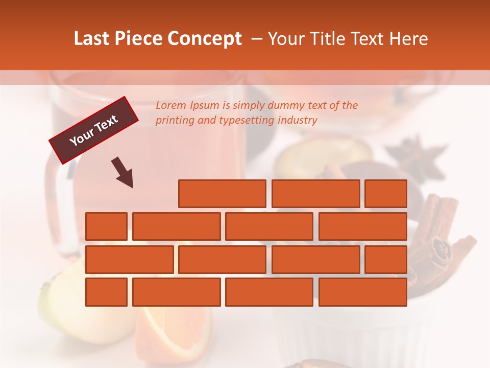 Plum Orange Tea PowerPoint Template
