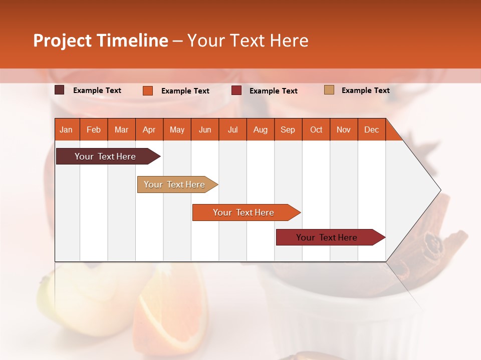 Plum Orange Tea PowerPoint Template