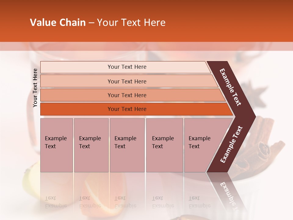 Plum Orange Tea PowerPoint Template