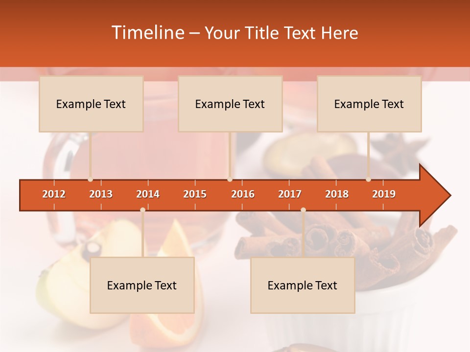 Plum Orange Tea PowerPoint Template