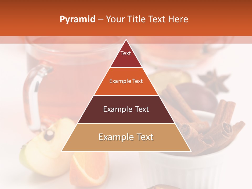 Plum Orange Tea PowerPoint Template