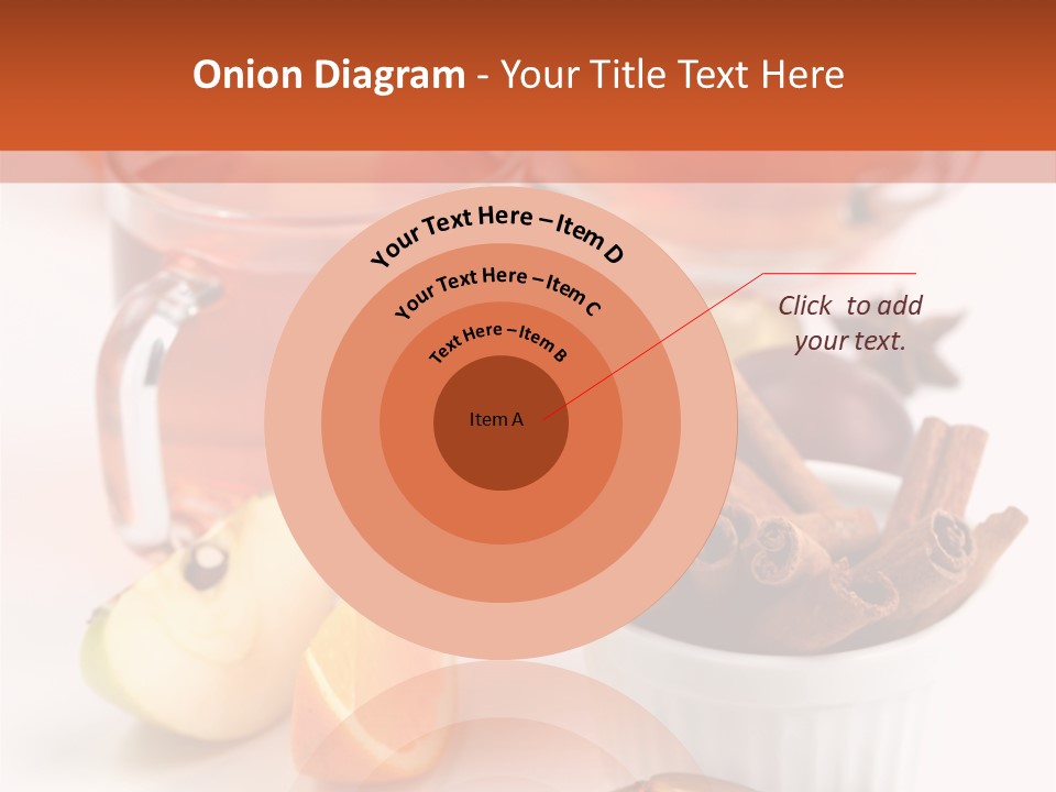 Plum Orange Tea PowerPoint Template