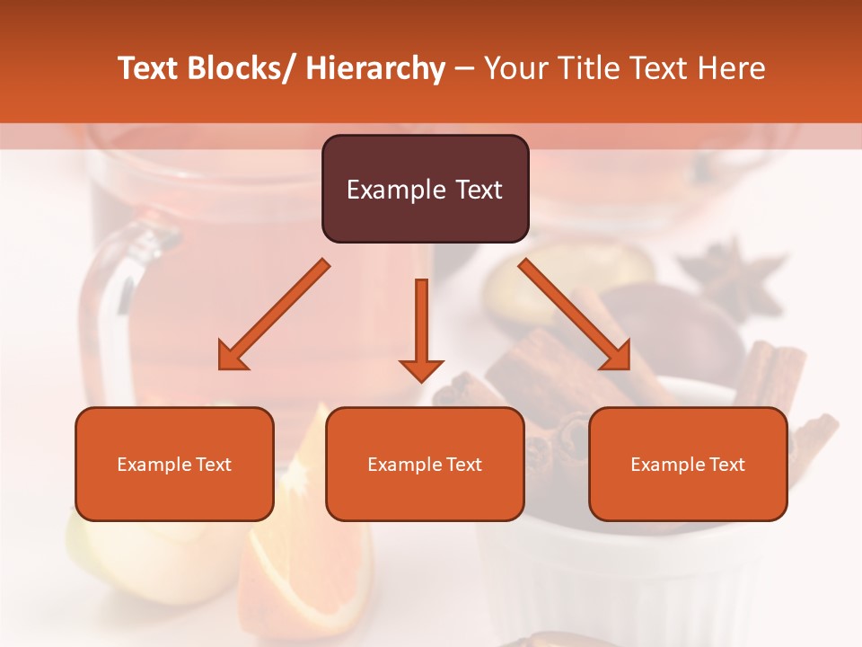 Plum Orange Tea PowerPoint Template