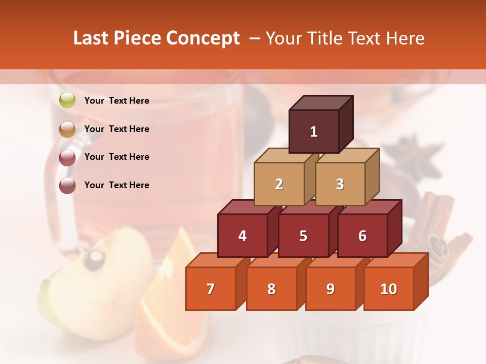 Plum Orange Tea PowerPoint Template