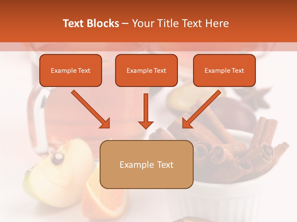 Plum Orange Tea PowerPoint Template