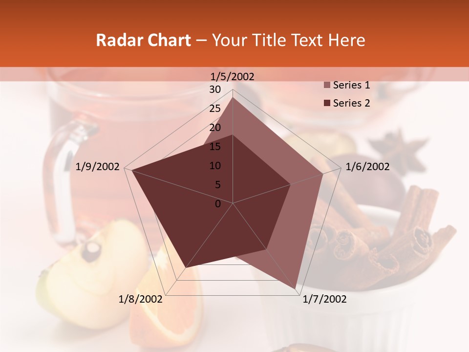 Plum Orange Tea PowerPoint Template