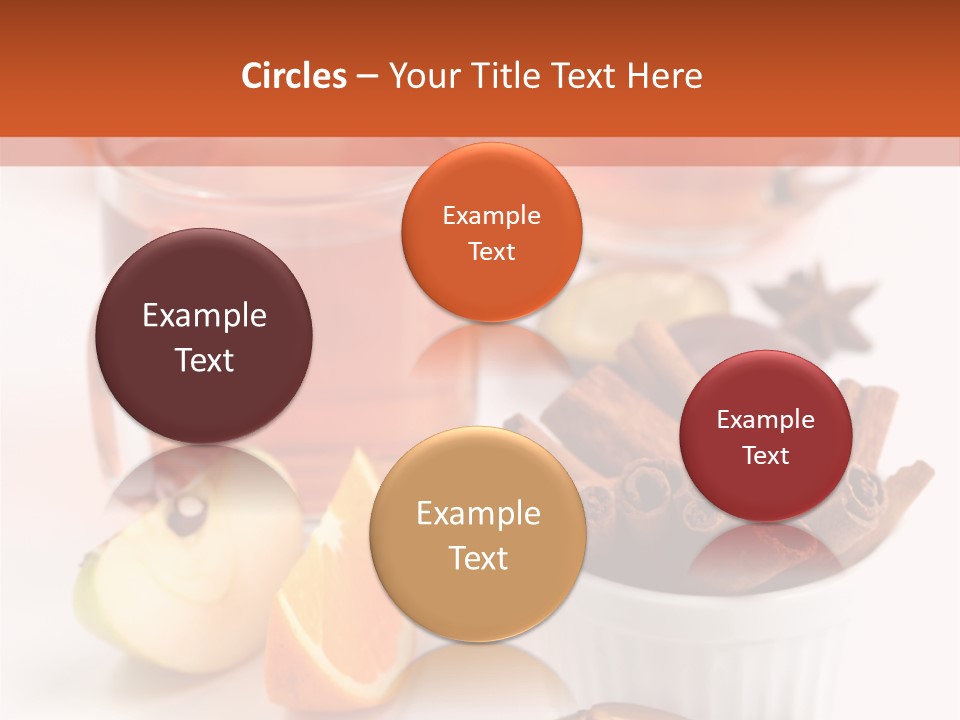 Plum Orange Tea PowerPoint Template