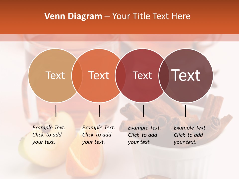 Plum Orange Tea PowerPoint Template