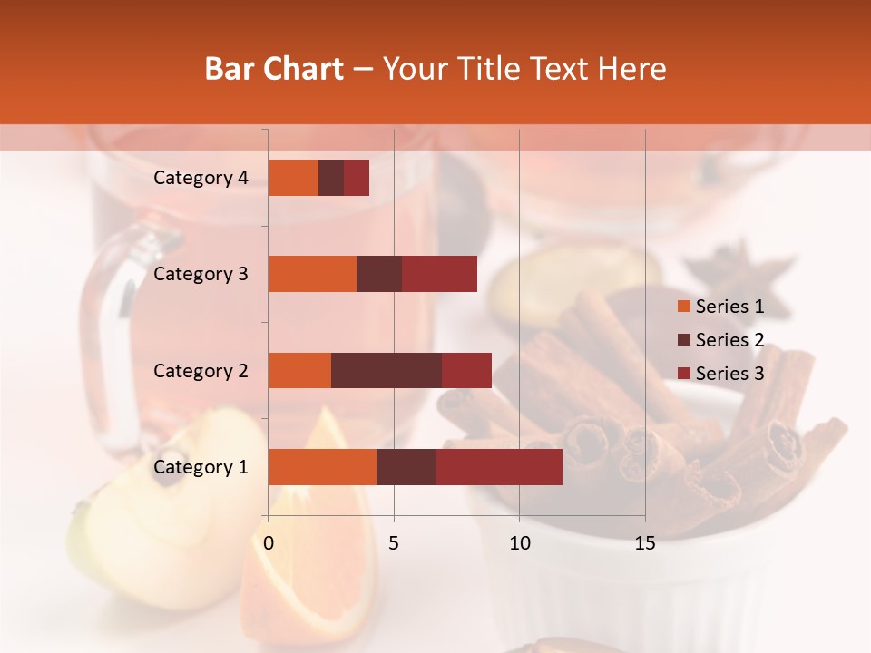 Plum Orange Tea PowerPoint Template