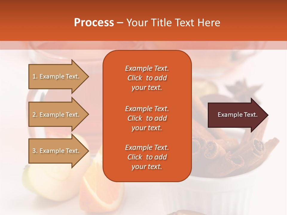 Plum Orange Tea PowerPoint Template