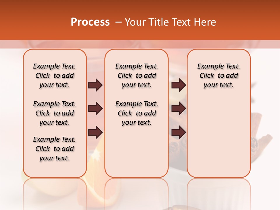 Plum Orange Tea PowerPoint Template