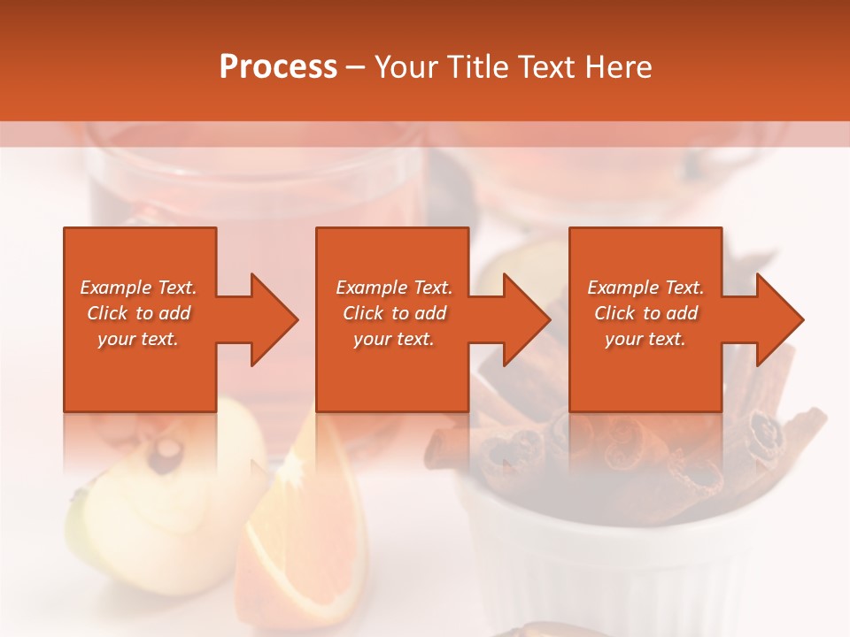Plum Orange Tea PowerPoint Template