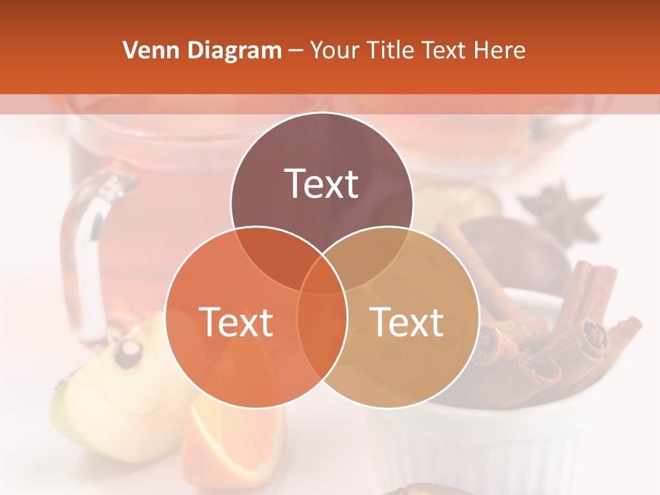 Plum Orange Tea PowerPoint Template