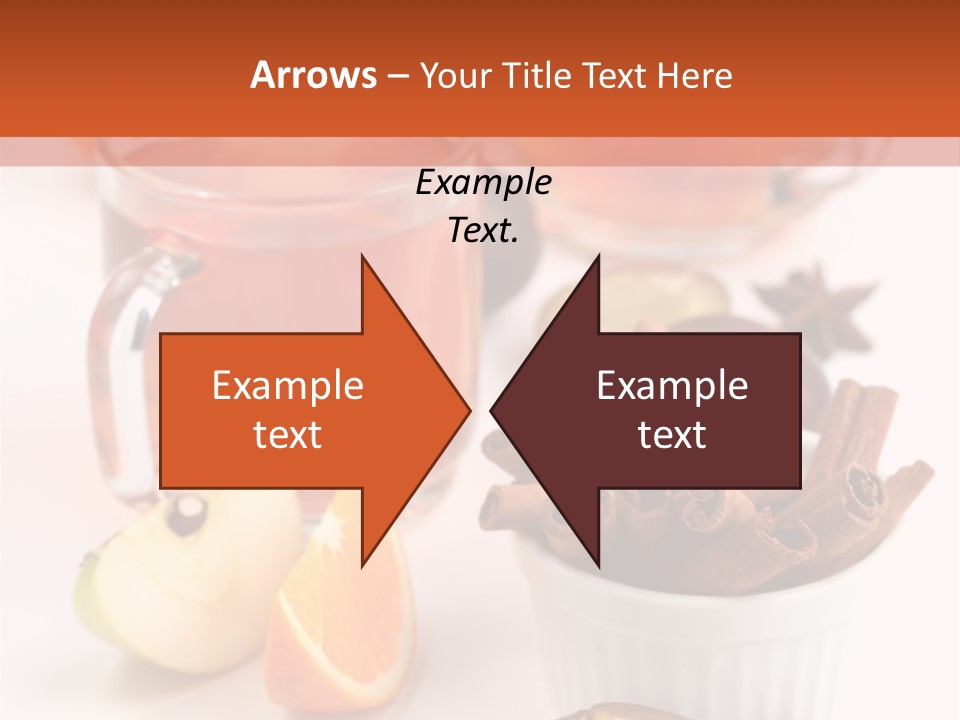 Plum Orange Tea PowerPoint Template