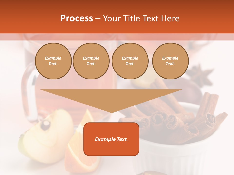 Plum Orange Tea PowerPoint Template