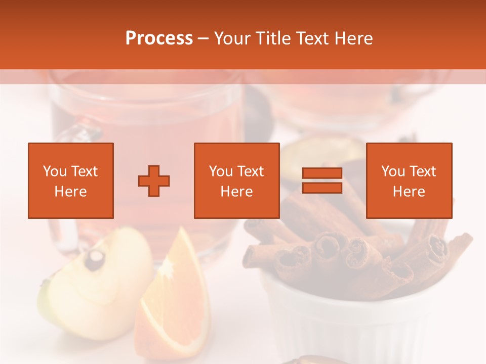 Plum Orange Tea PowerPoint Template