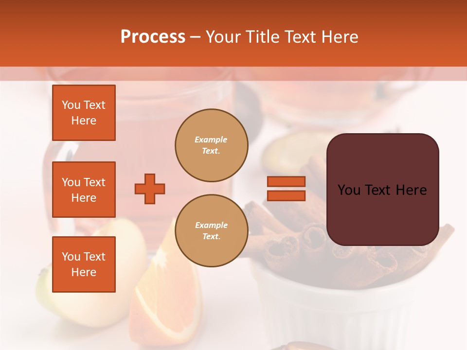 Plum Orange Tea PowerPoint Template