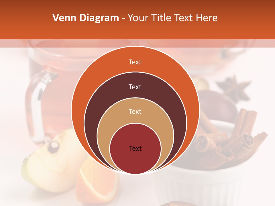 Plum Orange Tea PowerPoint Template