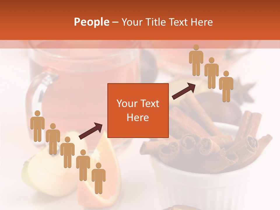 Plum Orange Tea PowerPoint Template