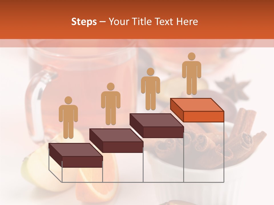 Plum Orange Tea PowerPoint Template