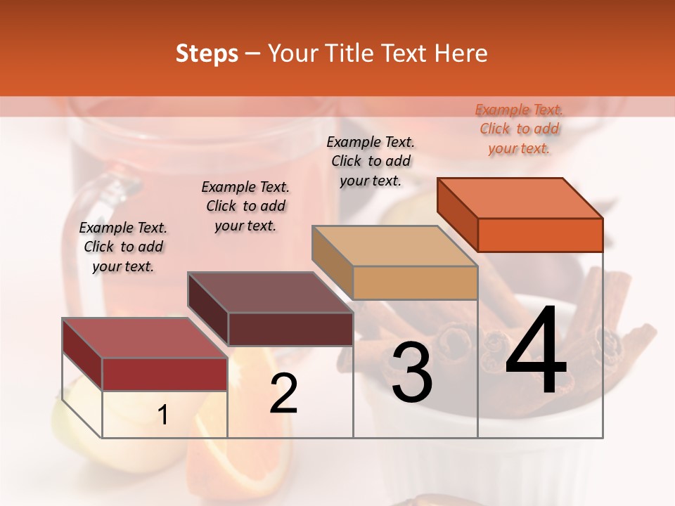 Plum Orange Tea PowerPoint Template