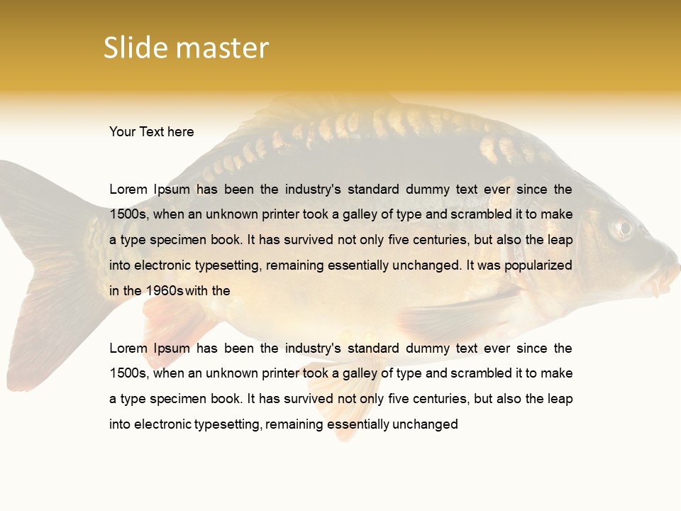 Close Up Food Catch PowerPoint Template