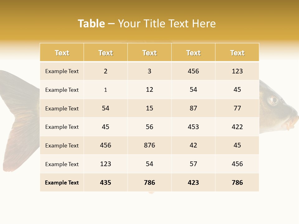 Close Up Food Catch PowerPoint Template
