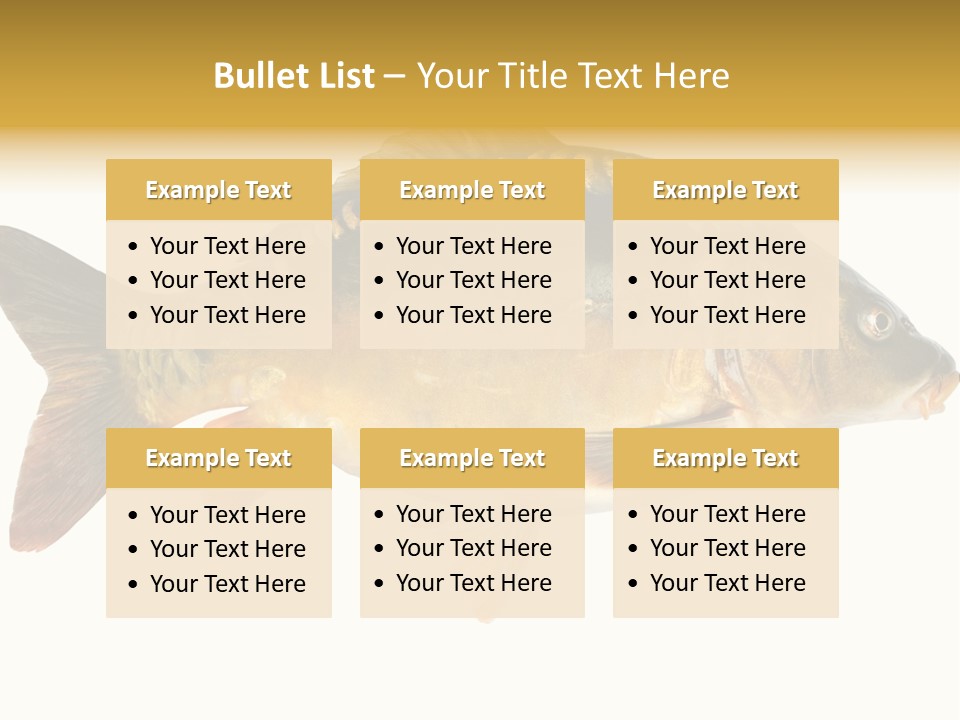 Close Up Food Catch PowerPoint Template