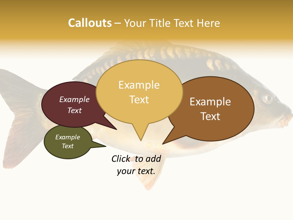 Close Up Food Catch PowerPoint Template