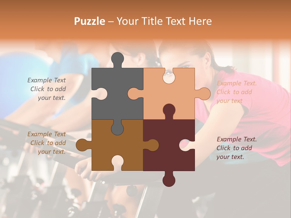 One Group Fitness PowerPoint Template