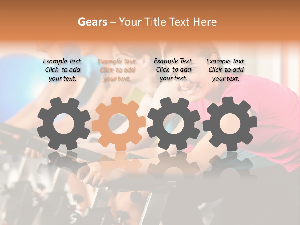 One Group Fitness PowerPoint Template