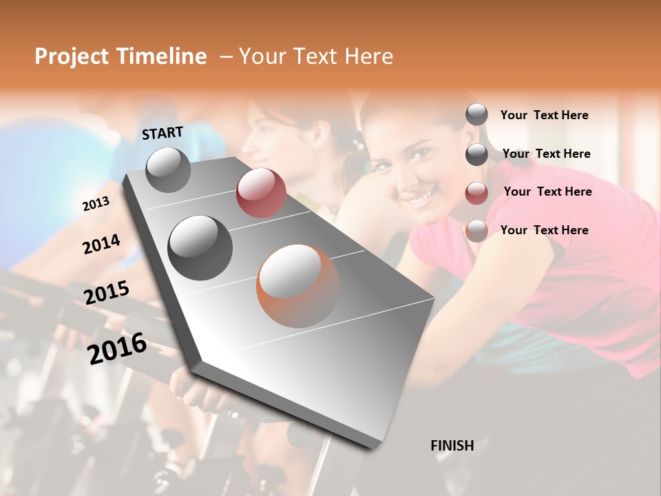 One Group Fitness PowerPoint Template