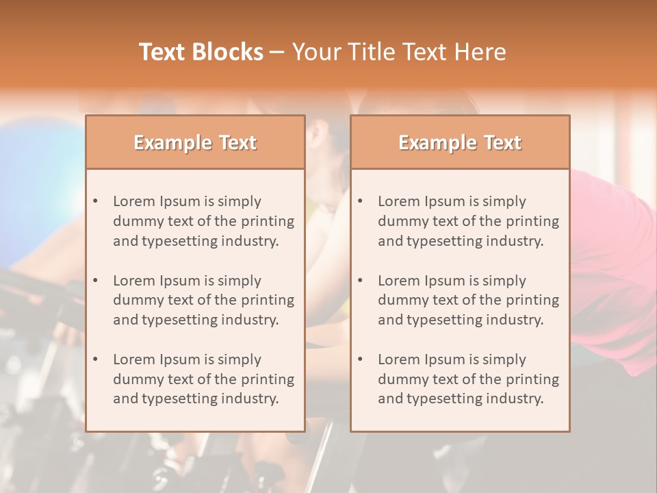 One Group Fitness PowerPoint Template