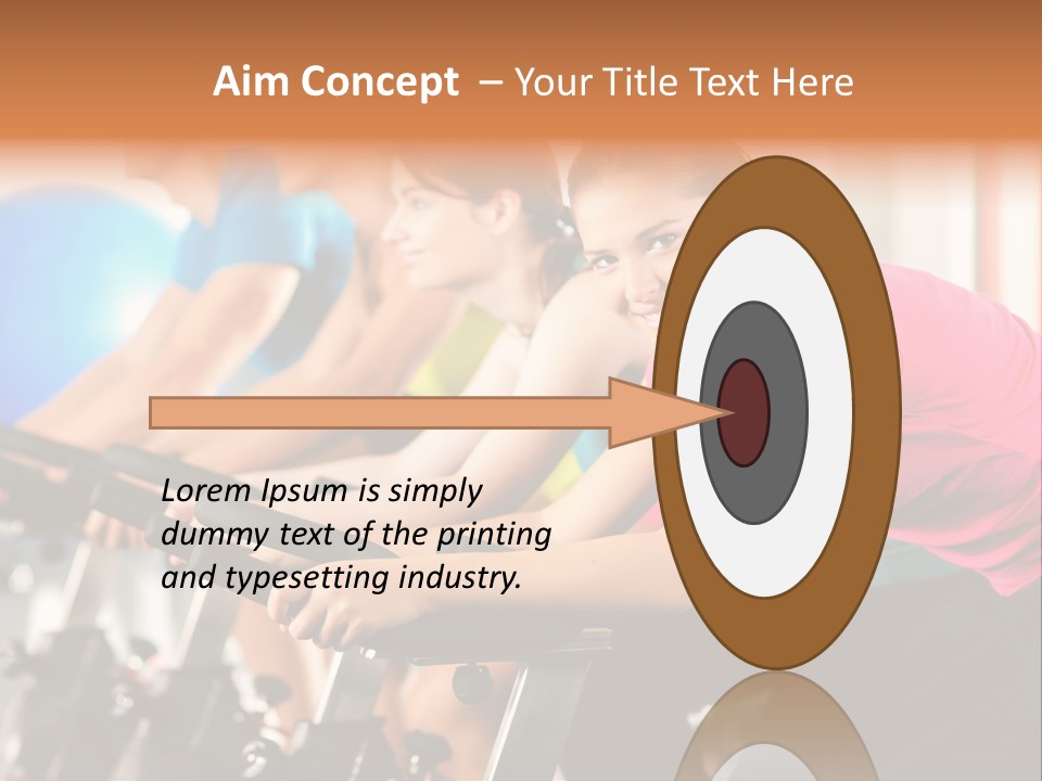 One Group Fitness PowerPoint Template