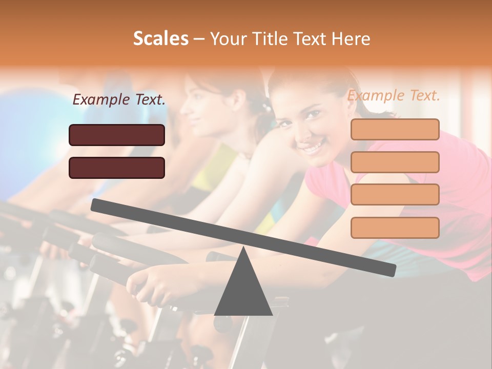One Group Fitness PowerPoint Template