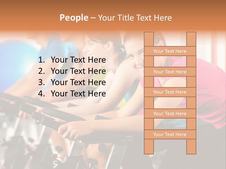 One Group Fitness PowerPoint Template