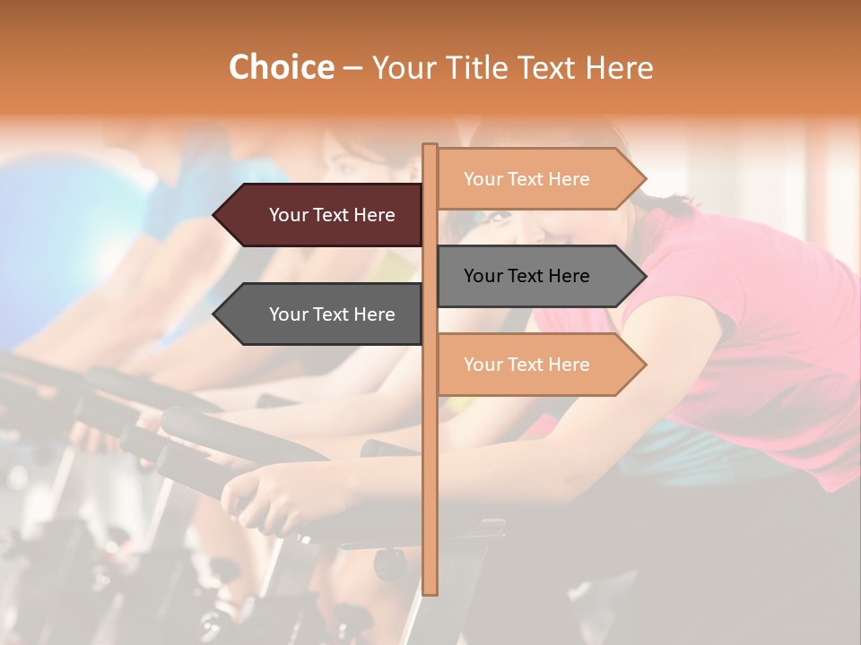 One Group Fitness PowerPoint Template