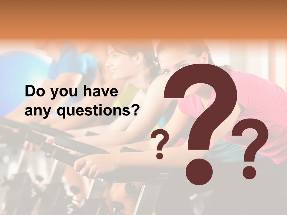 One Group Fitness PowerPoint Template