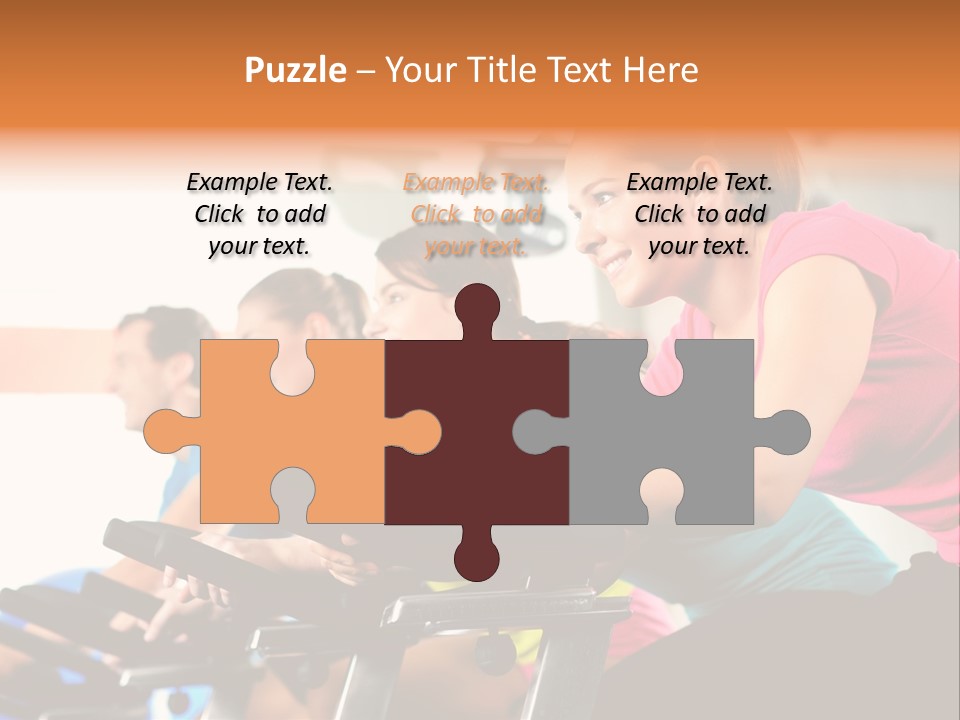 Man Training  PowerPoint Template