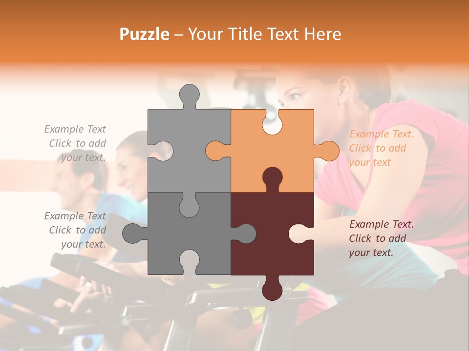 Man Training  PowerPoint Template