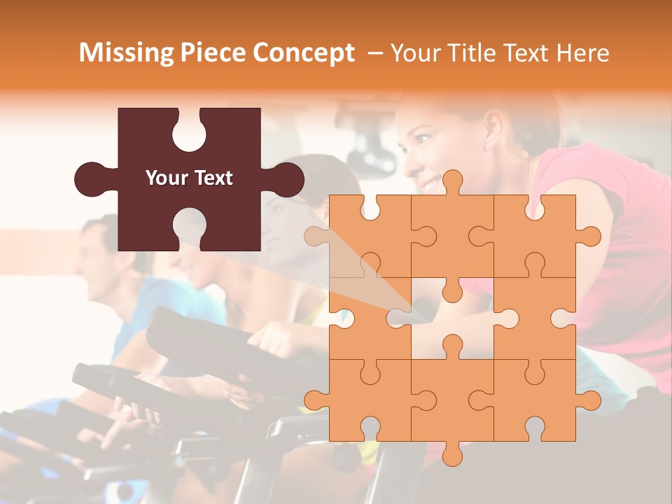 Man Training  PowerPoint Template