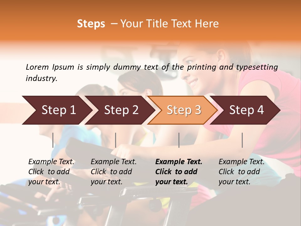 Man Training  PowerPoint Template