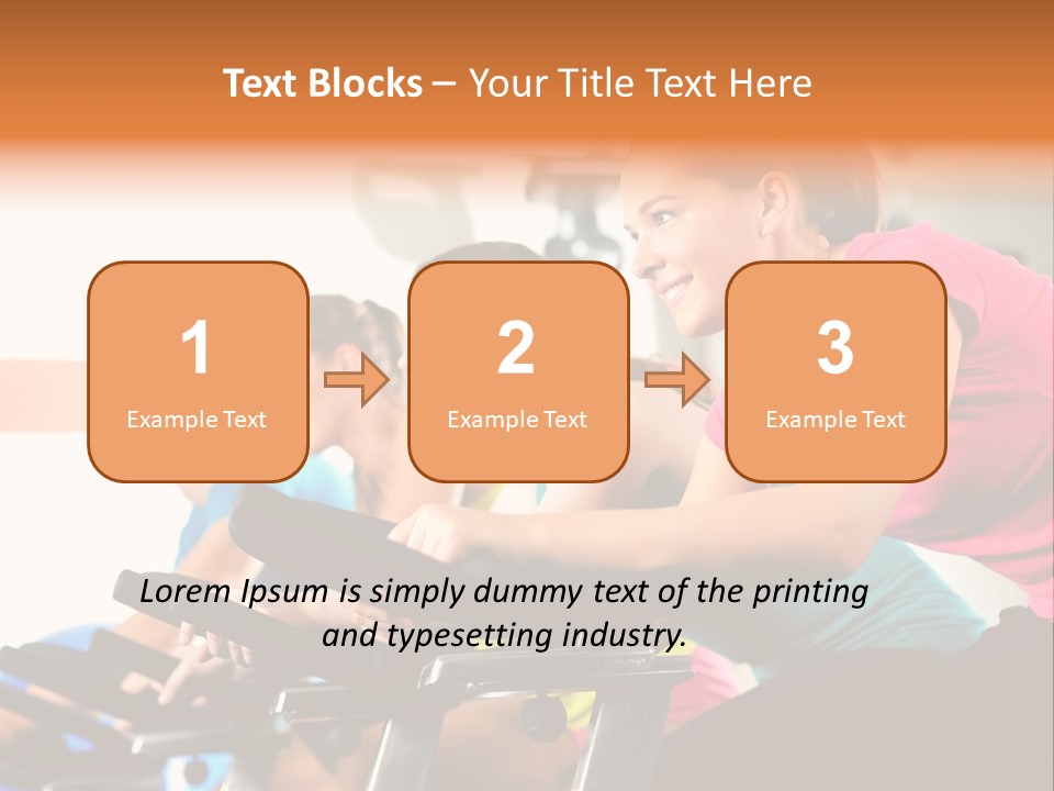 Man Training  PowerPoint Template
