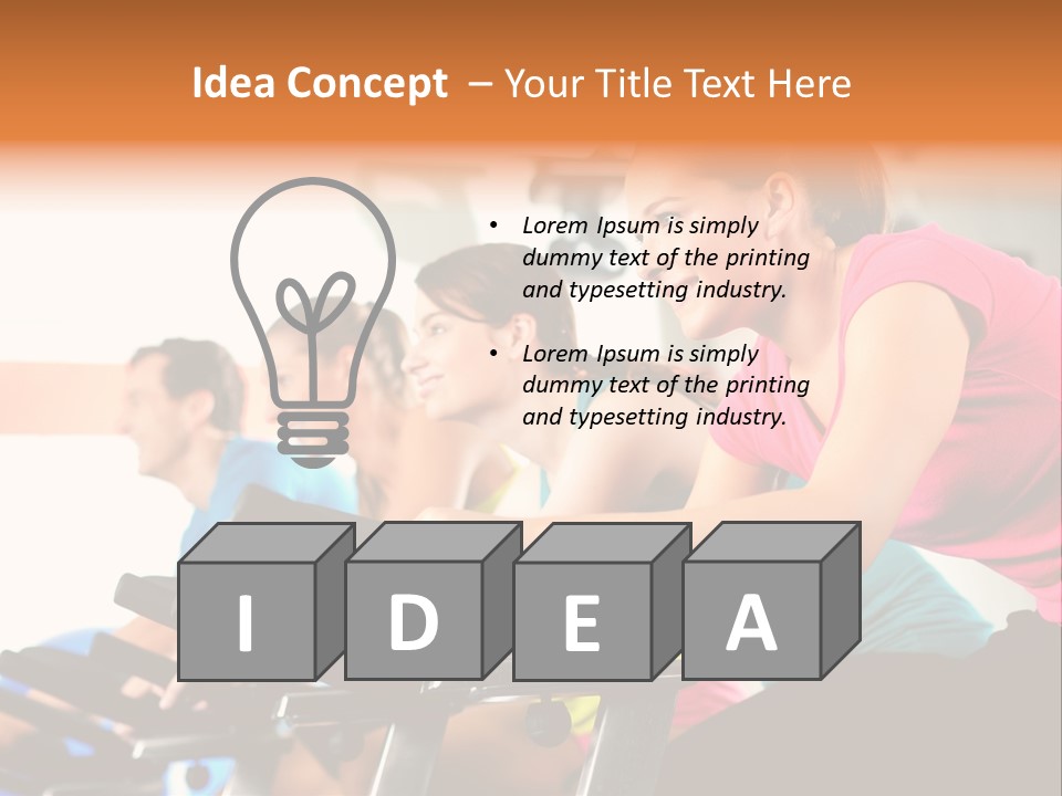 Man Training  PowerPoint Template